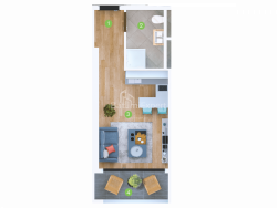 Բնակարան 1-комн 28.3 m² - Շերիֆ Խիմշիաշվիլի, Batumi