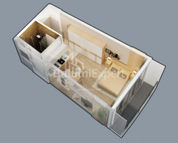 Բնակարան 1-комн 34.8 m² - Լեխ և Մարիա Կաչինսկիներ, Batumi