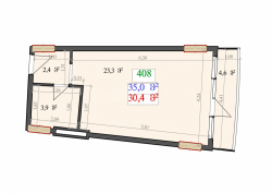 Բնակարան 1-комн 35 m² - Լեխ և Մարիա Կաչինսկիներ, Batumi