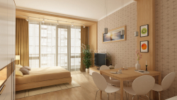 Բնակարան 1-комн 35 m² - Լեխ և Մարիա Կաչինսկիներ, Batumi