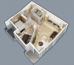 Օբյեկտը կառուցման ընթացքում է 2-комн 55.8 m² - Լեխ և Մարիա Կաչինսկիներ, Batumi
