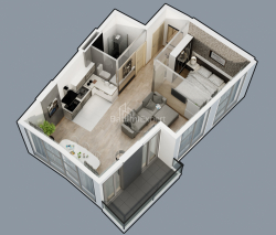 Օբյեկտը կառուցման ընթացքում է 2-комн 55.7 m² - Լեխ և Մարիա Կաչինսկիներ, Batumi