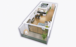 Բնակարան 1-комн 31.6 m² - Հերոսների ծառուղի, Batumi