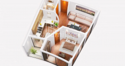 Բնակարան 2-комн 59.4 m² - Հերոսների ծառուղի, Batumi