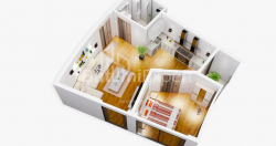 Բնակարան 2-комн 59.4 m² - Հերոսների ծառուղի, Batumi