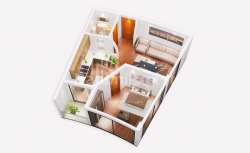 Բնակարան 1-комн 43.2 m² - Հերոսների ծառուղի, Batumi