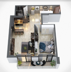 Օբյեկտը կառուցման ընթացքում է 2-комн 62.5 m² - Լեխ և Մարիա Կաչինսկիներ, Batumi