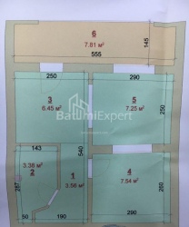 Բնակարան 2-комн 36 m² - Յուրիևսկայա, Batumi