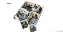 Բնակարան 3-комн 69 m² - Յուրիևսկայա, Batumi