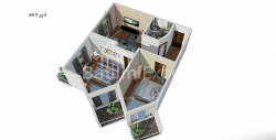 Բնակարան 3-комн 69 m² - Յուրիևսկայա, Batumi