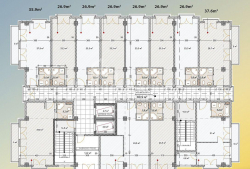 Բնակարան 1-комн 27 m² - Յուրիևսկայա, Batumi