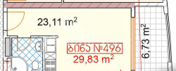 Բնակարան 1-комн 30 m² - Թբել-Աբուսերիձե, Batumi