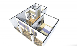 Բնակարան 2-комн 46 m² - Յուրիևսկայա, Batumi