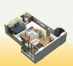 Օբյեկտը կառուցման ընթացքում է 3-комн 70.7 m² - Խայդարա Աբաշիձե, Batumi