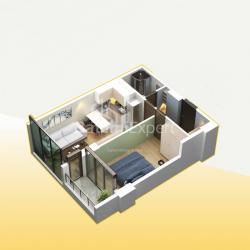 Օբյեկտը կառուցման ընթացքում է 2-комн 51.8 m² - Խայդարա Աբաշիձե, Batumi