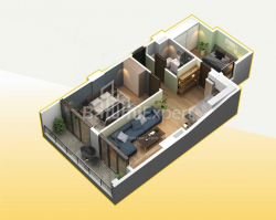 Օբյեկտը կառուցման ընթացքում է 3-комн 55.4 m² - Խայդարա Աբաշիձե, Batumi