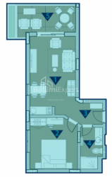 Օբյեկտը կառուցման ընթացքում է 2-комн 50.3 m² - Ռուսթավելին, Chakvi