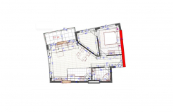 Բնակարան 3-комн 55.7 m² - Լեխ և Մարիա Կաչինսկիներ, Batumi