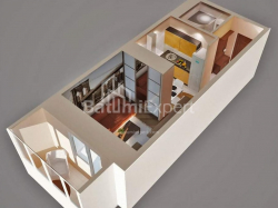 Բնակարան 1-комн 32.8 m² - Իլյա Ճավճավաձե, Batumi